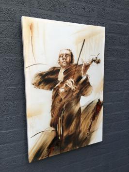 Großes und schönes Öl auf Leinwand, 
