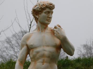 David - Polystone-Statue - 110 cm - klassischer Stil - weiß