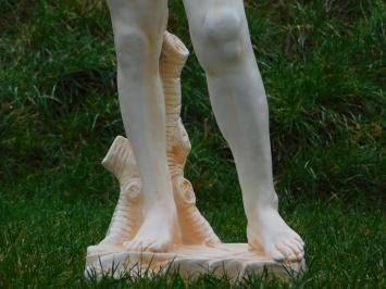 David - Polystone-Statue - 110 cm - klassischer Stil - weiß