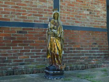 Maria met Jezus - polystone beeld - 130 cm - old-look