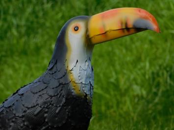 Toekan - metaal - 60 cm - in kleur - gedetailleerd beeld