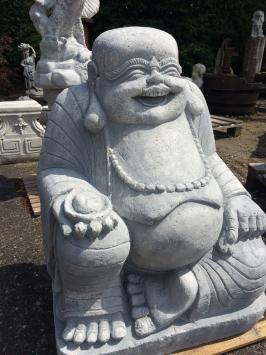 Boeddha beeld, massief steen, prachtig fors beeld!!