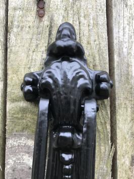 Deurklopper Lion ijzer zwart | Online Deurbeslagshop