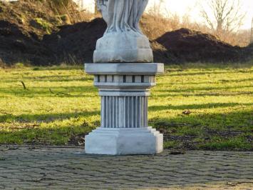 Statue mit drei Frauen und Schale - 130 cm - Vollstein