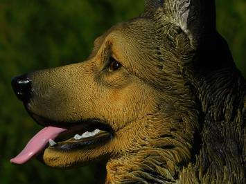 Deutscher Schäferhund - Hund - Polystone - 78 cm - im Detail