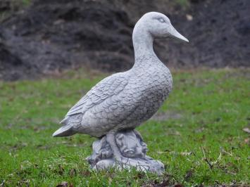 Ente - Tierstatue aus Stein - 37 cm - klassische Dekoration
