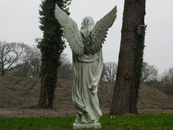 Engelenbeeld groot, biddende engel beeld, handbeschilderd