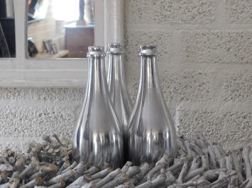 Luxuriöse stilvolle Flasche - Dekoration für Blumen/Zweige - Aluminium