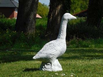 Gartenstatue Gans, Stein, Statue für den Garten oder am Teich