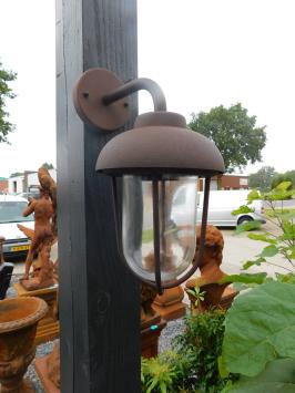 Lampe d'extérieur industrielle Travor, noir-brun ou alu