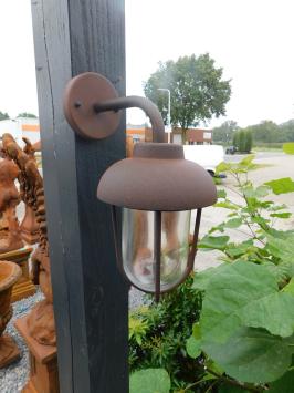 Lampe d'extérieur industrielle Travor, noir-brun ou alu
