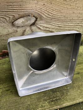 Pfostenkappe - Edelstahl - Mit Kugel - 10 x 10