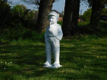 Pfeifenraucher, Mann mit Pfeife, Gartenstatue / Statuenstein