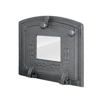 Ovendeur - openhaard deur - van gietijzer - 31.5 x 37 cm