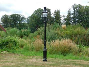 Tuinlantaarn, nostalgische / klassieke buitenverlichting, donkergroen, 290 cm