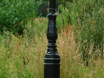 Tuinlantaarn, nostalgische / klassieke buitenverlichting, donkergroen, 290 cm