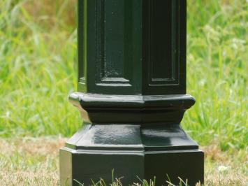 Tuinlantaarn, nostalgische / klassieke buitenverlichting, donkergroen, 290 cm