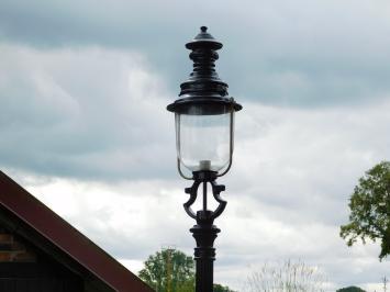 Tuinlantaarn, nostalgische / klassieke buitenverlichting, donkergroen, 290 cm