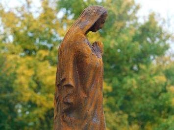 Authentische Marienstatue, Gartenstatue / Kirchliche Statue, Gusseisen Rost