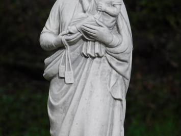 Beeld Maria met kind - vol steen - exclusief