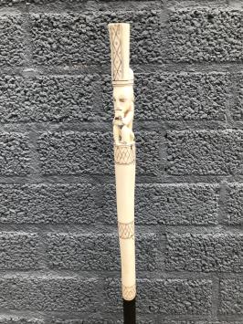 Indonesische batak-spook, unieke decoratie, ivoor-look