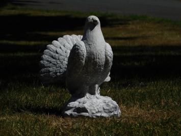 Pauwstaartduif - stenen dierenbeeld - 33 cm - klassiek