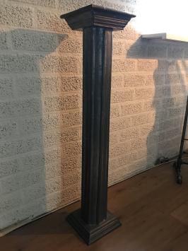 Colonne - pilier en bois - 99 cm - style grec/romain - gris