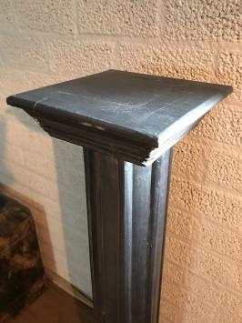 Colonne - pilier en bois - 99 cm - style grec/romain - gris