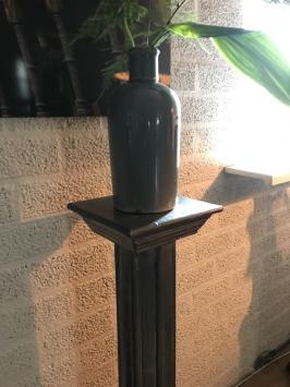 Colonne - pilier en bois - 99 cm - style grec/romain - gris