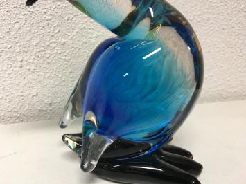 Schöner glasgeblasener Pelikan, farbenprächtig.