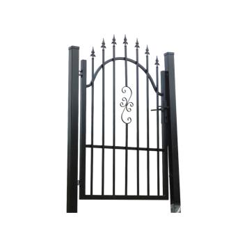 Sierlijke poort, poedercoating zwart, hekwerk