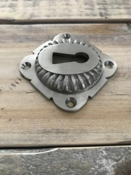Schlossrosette BB - für Zimmertüren - Nickel matt