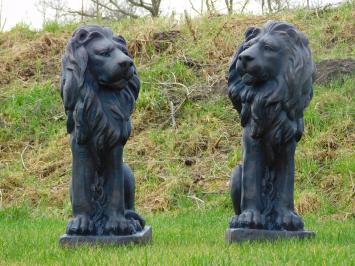 Set Löwen 75 cm - Links und rechts - Polystone