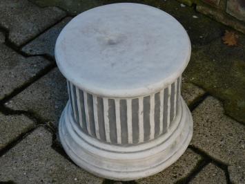 Petit socle - pierre - 23 cm - style romain - classique