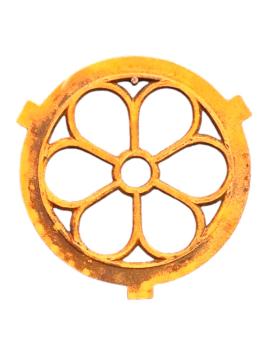 'Rina' schuurraam - 43 cm - gietijzeren stalraam - rond