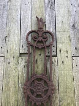 Mooie gietijzeren trapstijl, robuuste look, rust