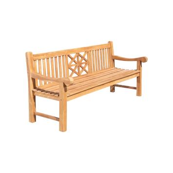 Teakhouten parkbank – 220 cm – klassiek en weerbestendig