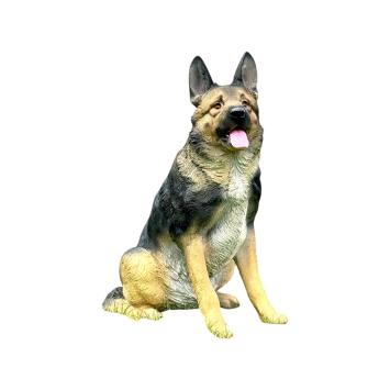Duitse herder - hond - polystone - 78 cm - in detail
