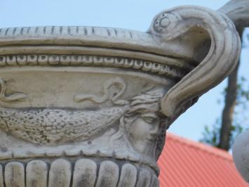 Vase de jardin ovale – 60 cm de haut – style français – en pierre
