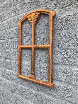 Eisenstallfenster - Fensterdeko 'Riff' - unbehandelt