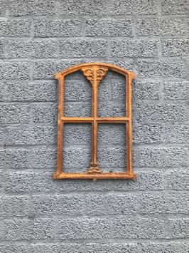 Eisenstallfenster - Fensterdeko 'Riff' - unbehandelt