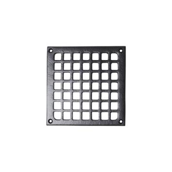 Zwart ijzeren luchtrooster - ventilatierooster - 14,5 cm