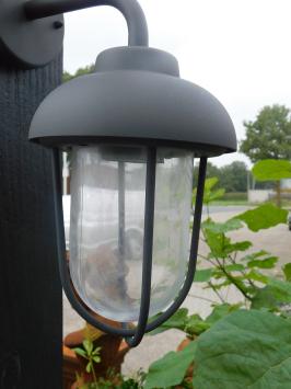 Lampe d'extérieur industrielle Travor, noir-brun ou alu