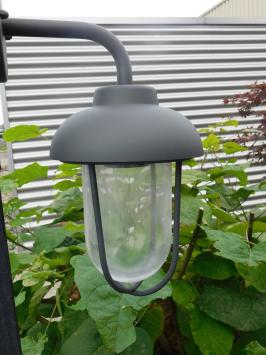Lampe d'extérieur industrielle Travor, noir-brun ou alu