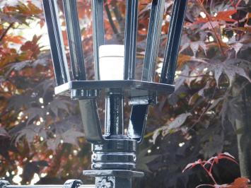 Wandleuchte Aluminium – klassisch – schwarz – „Schlossstil“