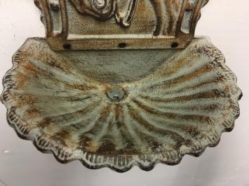 Lavabo mural avec image de cheval – fonte 60 cm – rustique