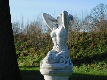 Zeemeermin - stenen beeld - 57 cm - klassieke afwerking