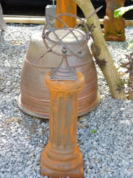 Cadran solaire – décoration en fonte – marron classique – 32 cm
