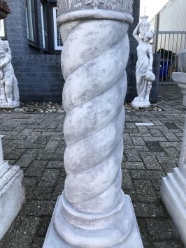 Sierlijke sokkel - stenen zuil - 96 cm - klassiek - twist
