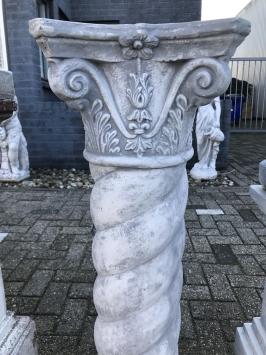 Sierlijke sokkel - stenen zuil - 96 cm - klassiek - twist